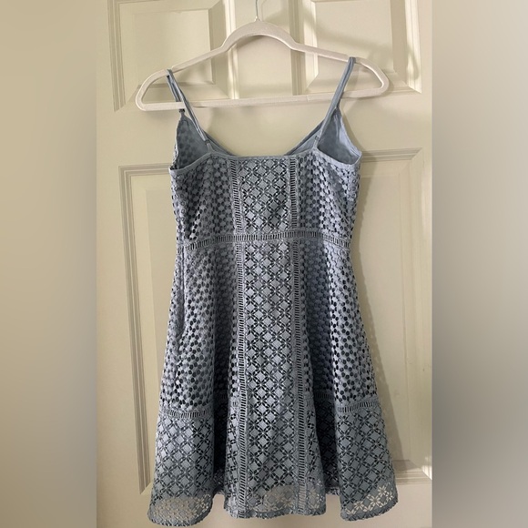 Abercrombie & Fitch XS multi stitch embroidered spaghetti strap mini dress - Picture 4 of 9